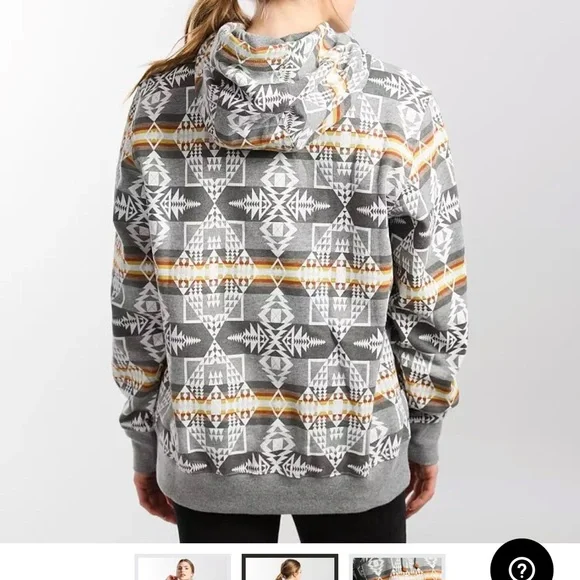 Ariat X Pendleton Gray Hoodie - Picture 6 of 6